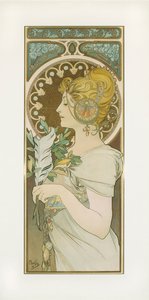La Plume by Alphonse Mucha