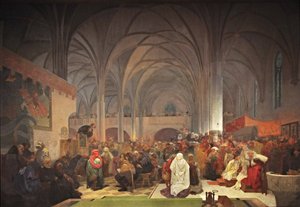 Master Jan Hus Preaching at the Bethlehem Chapel