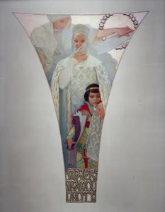 Maternal Wisdom – Eliska Premyslovna by Alphonse Mucha