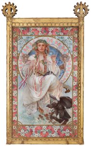 Portrait of Josephine Crane-Bradley as Slavia