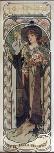 Poster for the Play La Tosca by Victorien Sardou
