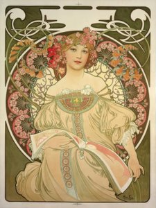 Reverie by Alphonse Mucha