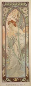 Evening Reverie by Alphonse Mucha