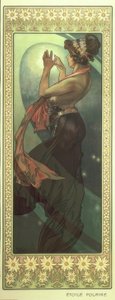 North Star by Alphonse Mucha