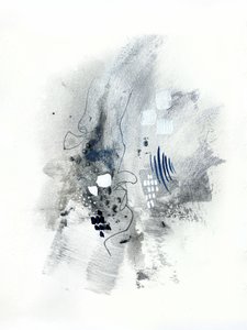 Abstract Monochrome Flow