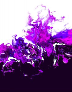 Dynamic Purple Abstract
