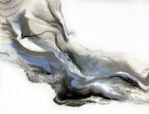 Elegant Fluid Marble Flow