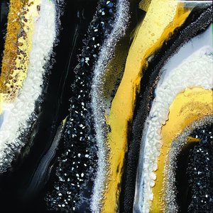 Luxury Black Gold Shimmer