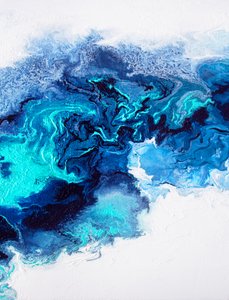 Swirling Ocean Blues