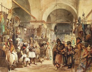In the Bazaar, 1854