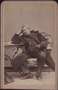 The author Alexandre Dumas père, ca 1868