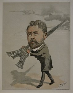Gustave Eiffel from Les Hommes du Siècle by Amand Vaché
