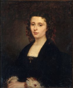 Portrait of Athénaïs Mialaret by Amandine Parrot