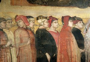Allegory of Good Government (detail) by Ambrogio Lorenzetti