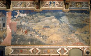 Effects of Good Government in the Countryside (detail)