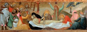 The Pieta (Predella of the polyptych Virgin and Child)