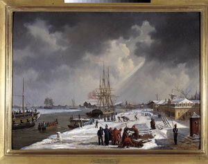 The Port of Rochefort by Louis Garneray, circa 1820