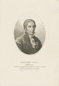 Portrait of Alessandro Volta 1745-1827, ca 1820 by Ambroise Tardieu