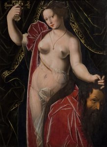 Judith holding up the head of Holofernes, c. 1530-1533 by Ambrosius (after) Benson