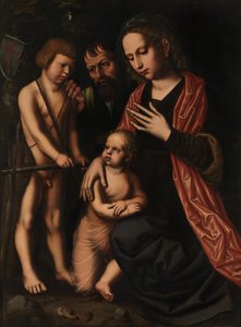 The Holy Family and Saint John the Baptist