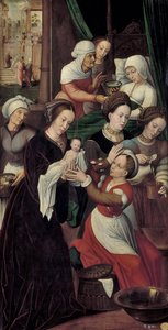 The Nativity of the Virgin Mary by Ambrosius Benson