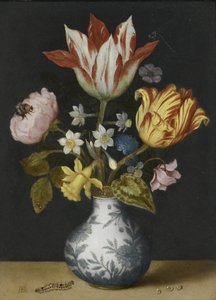 Still Life of Flowers in a Wan-Li Vase