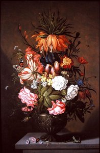 Still Life of Assorted Flowers by Ambrosius the Younger Bosschaert