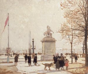 Autumn at the Champs Elysees