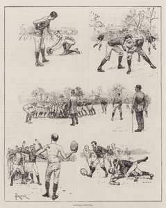 Football Sketches by Amedee Forestier