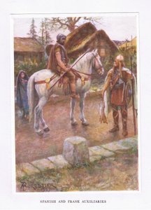 Spanish and Frank Auxiliaries (illustration from The Roman Soldier)