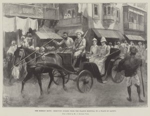 The Bombay Riots, removing Nurses from the Plague Hospital to a Place of Safety