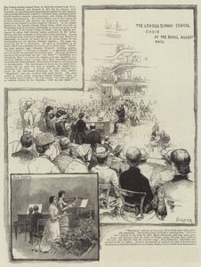 The London Sunday School Choir at the Royal Albert Hall by Amedee Forestier