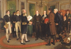 The Signing of the Treaty of Ghent, Christmas Eve, 1814, 1914