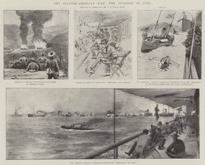 The Spanish-American War, the Invasion of Cuba by Amedee Forestier