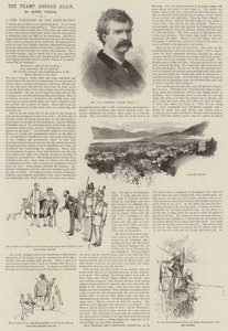 The Tramp Abroad Again, by Mark Twain by Amedee Forestier