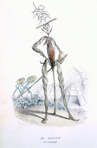 A Country Stroller, from The Empire of Vegetables, Memoirs of Curcurbitus by Amedee Varin