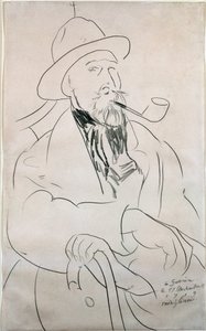 Charles Guerin. Portrait of Charles Guerin by Amedeo Modigliani