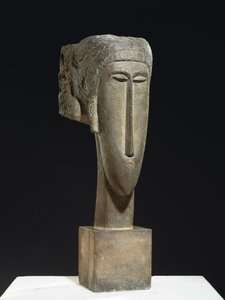 Head, c.1910-12 by Amedeo Modigliani