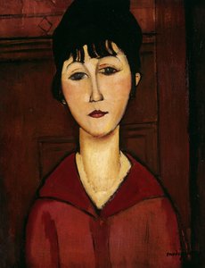 Head of a Young Girl by Amedeo Modigliani