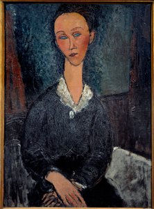 The Woman with the White Collar by Amedeo Modigliani