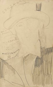 Portrait of Blaise Cendrars by Amedeo Modigliani