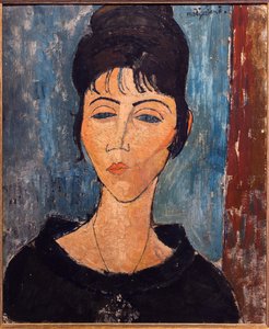 Young woman with pendant (portrait of Béatrice Hastings) by Amedeo Modigliani