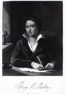 Percy Bysshe Shelley, engraved by William Holl
