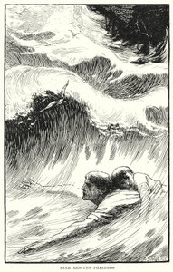 Aner rescues Phaedros by Amelia M. (attr.to) Bowerley or Bauerle