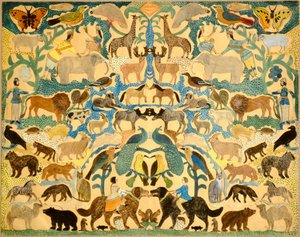 Cutout of Animals by American 19th Century