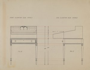 Desk by American 20th Century