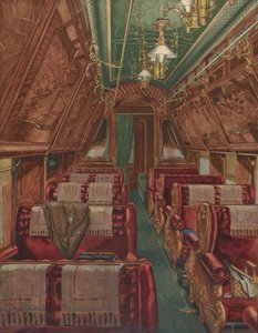 Interior of Pullman Coach, 1888