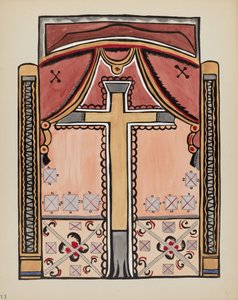 Plate 13: Design with Cross, Chimayo: From Portfolio 