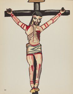 Plate 26: Christ Crucified: From Portfolio "Spanish Colonial Designs of New Mexico"
