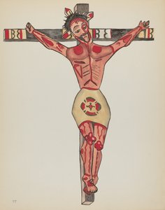 Plate 27: Christ Crucified, Mora: From Portfolio 